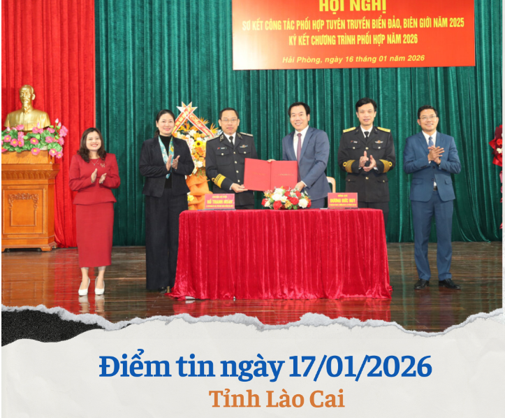 Điểm tin về Lào Cai ngày 17/01/2026