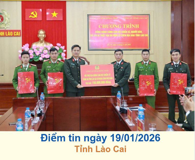 Điểm tin về Lào Cai ngày 19/01/2026