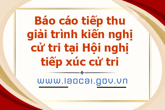 Đảng ủy Ủy ban nhân dân tỉnh giải quyết 100% kiến nghị của cử tri tại các hội nghị tiếp xúc cử tri