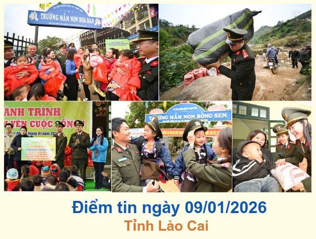 Điểm tin về Lào Cai ngày 09/01/2026