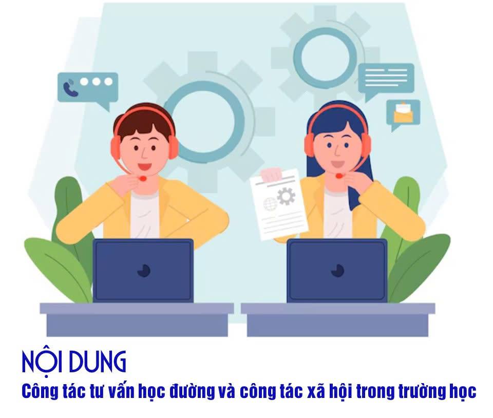 Nội dung công tác tư vấn học đường và công tác xã hội trong trường học