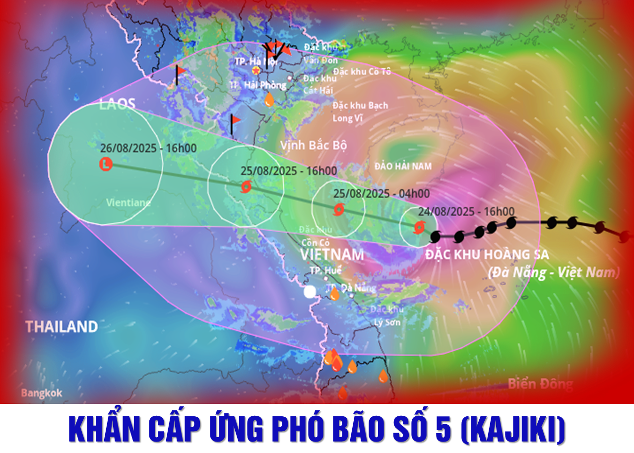 Văn bản hỏa tốc của Tỉnh ủy Lào Cai chỉ đạo tập trung phòng, chống, ứng phó với cơn bão số 5 (KAJIKI)