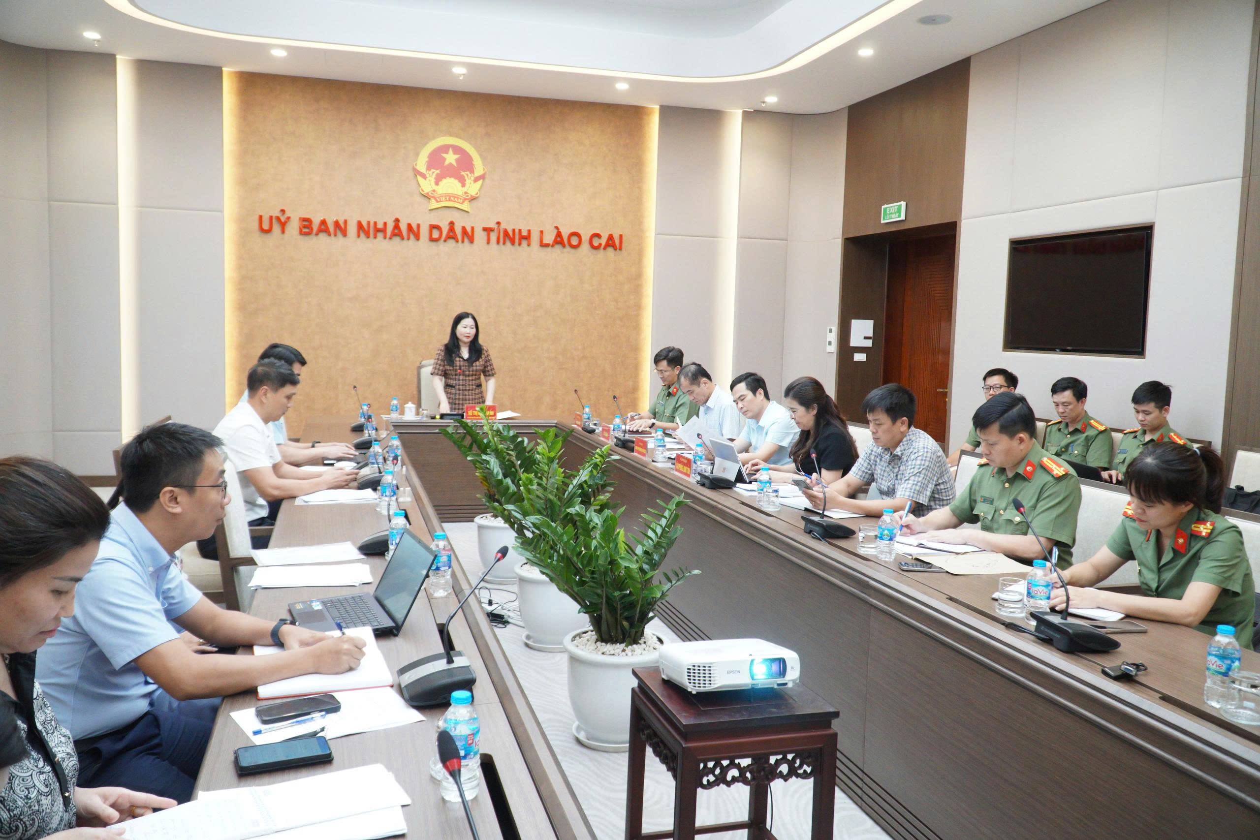 Phó Chủ tịch UBND tỉnh Vũ Thị Hiền Hạnh chủ trì họp rà soát tiến độ triển khai các nhiệm vụ tổ chức các hoạt động kỷ niệm 80 năm Ngày truyền thống Công an nhân dân Việt Nam và 20 năm Ngày hội toàn dân bảo vệ an ninh Tổ quốc