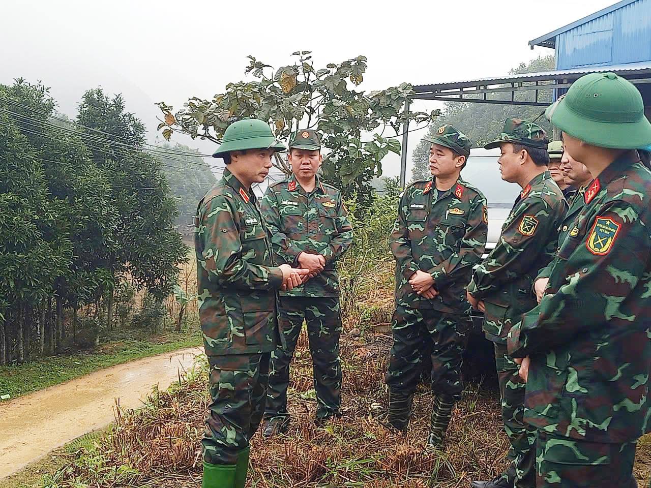 Bộ CHQS tỉnh khảo sát các địa điểm phục vụ diễn tập phòng thủ dân sự cấp tỉnh năm 2026