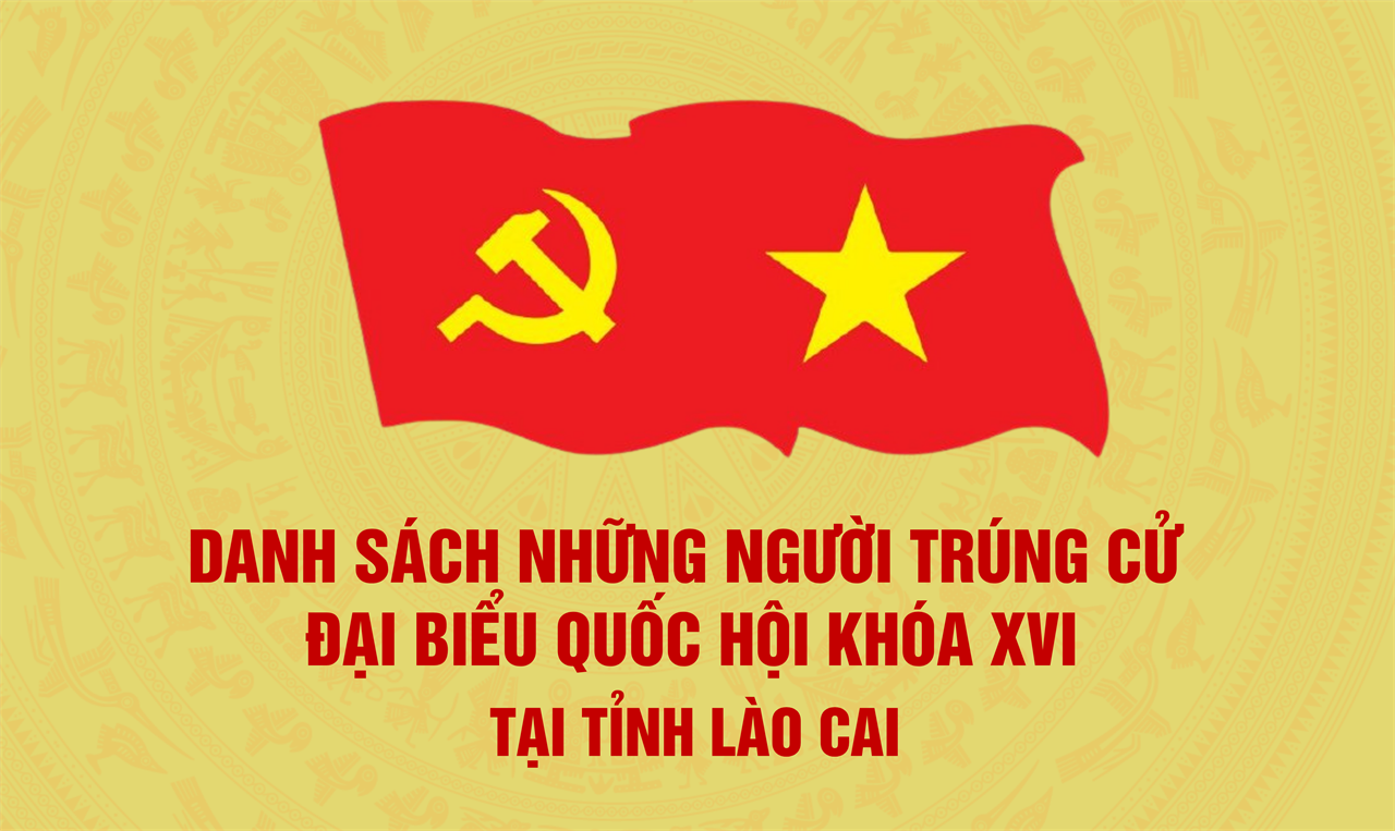 Những người trúng cử đại biểu Quốc hội khóa XVI tại tỉnh Lào Cai