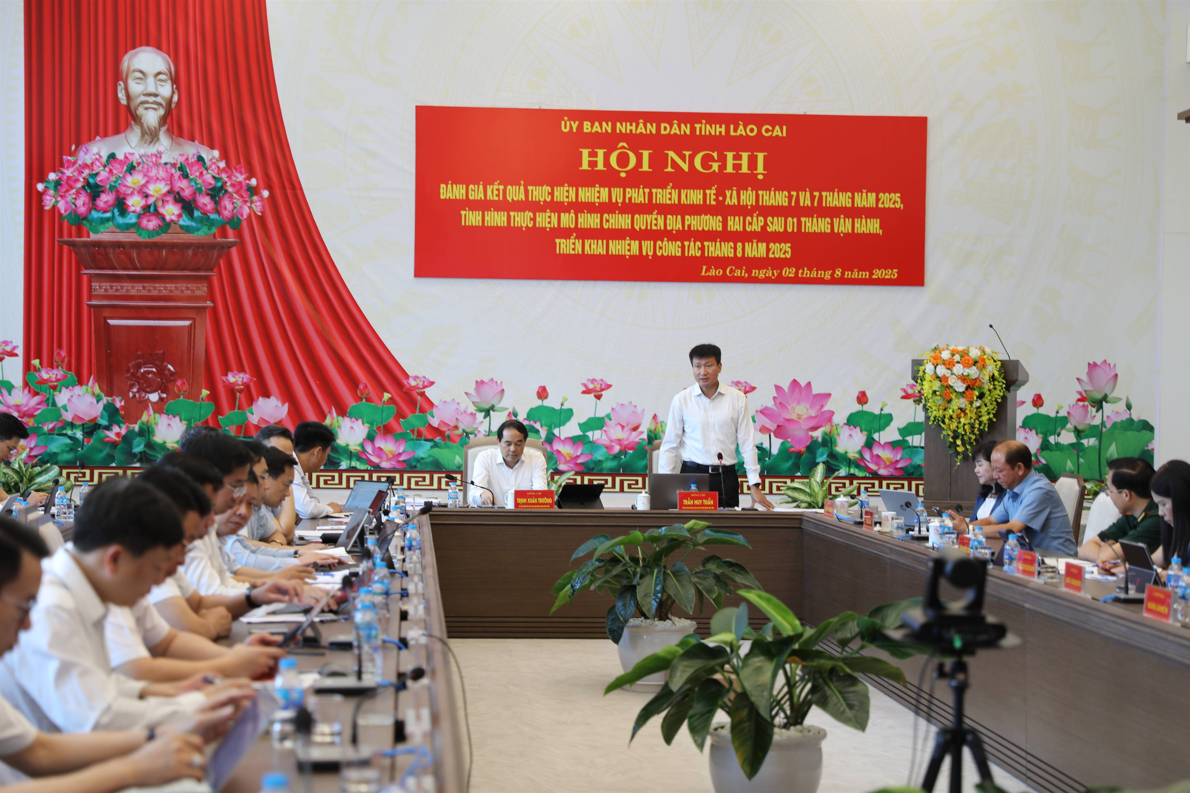 UBND tỉnh Lào Cai triển khai nhiệm vụ tháng 8 năm 2025
