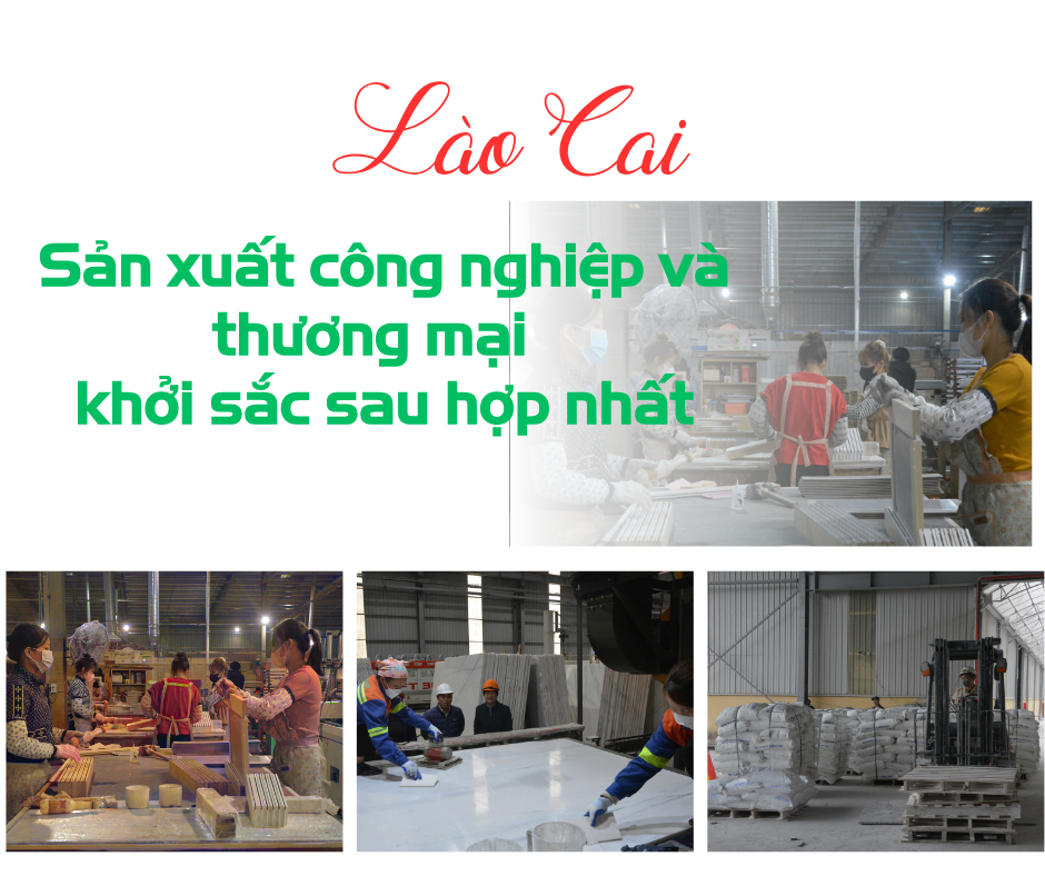 Sản xuất công nghiệp và thương mại Lào Cai dần khởi sắc sau hợp nhất