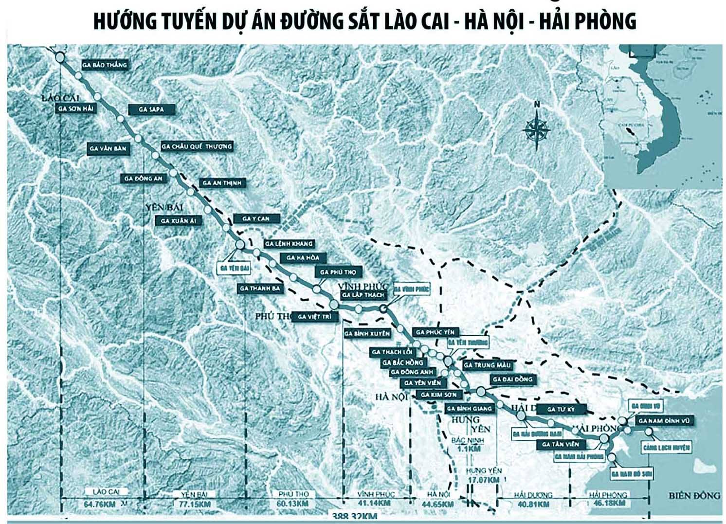 Lào Cai thành lập 4 Tổ công tác kiểm tra, đôn đốc, hướng dẫn, tháo gỡ khó khăn trong công tác giải phóng mặt bằng của Dự án đầu tư xây dựng tuyến đường sắt Lào Cai - Hà Nội - Hải Phòng, đoạn đi qua địa bàn tỉnh Lào Cai