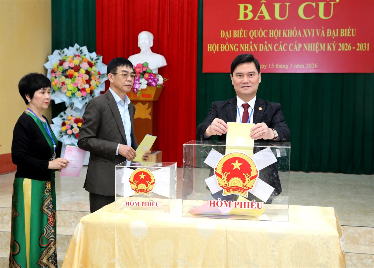 Phường Nghĩa Lộ hoàn thành bầu cử tại 18/18 khu vực bỏ phiếu
