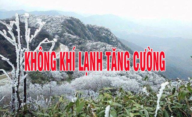 Tin không khí lạnh tăng cường trên địa bàn tỉnh Lào Cai