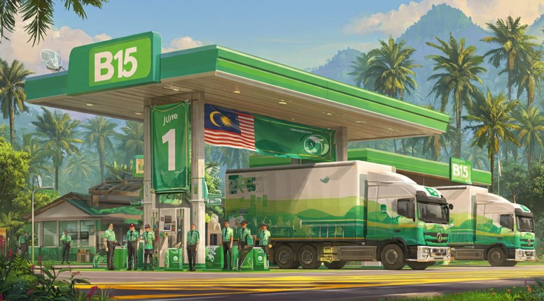 Malaysia triển khai dầu diesel sinh học B15 từ ngày 1/6