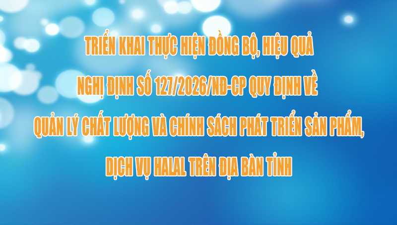 UBND tỉnh yêu cầu triển khai thực hiện đồng bộ, hiệu quả Nghị định số 127/2026/NĐ-CP trên địa bàn tỉnh