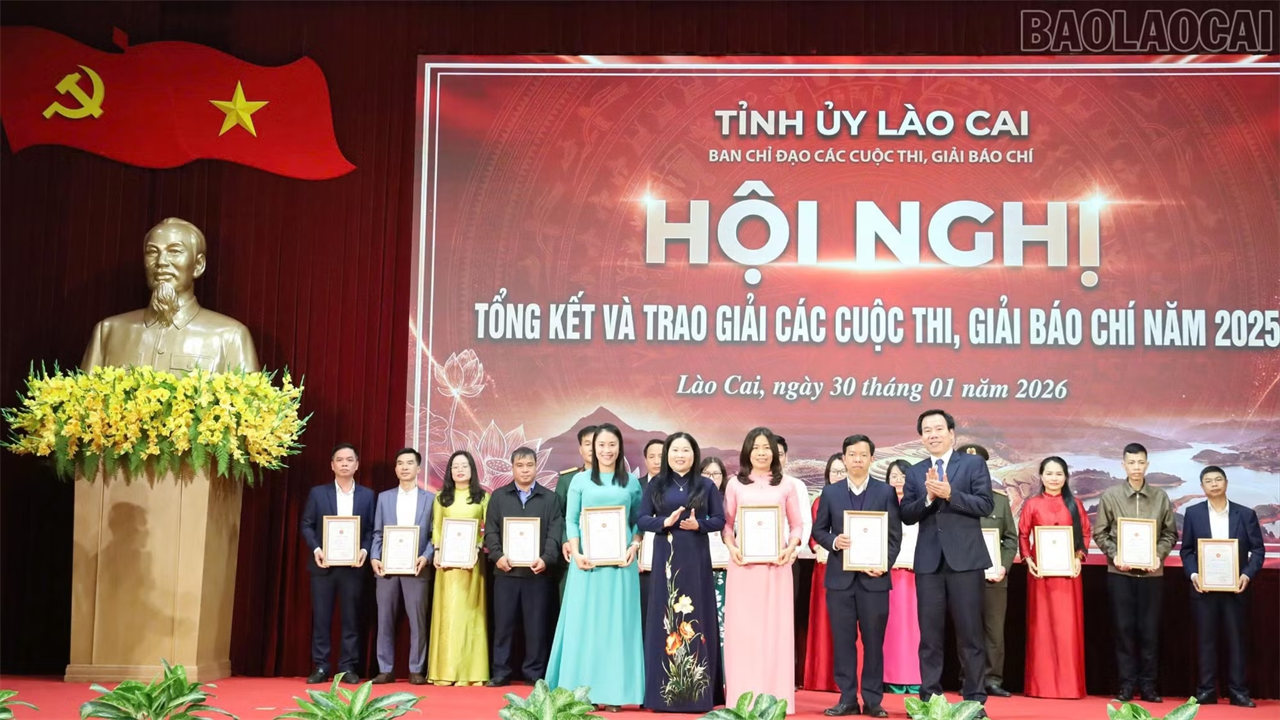 Lào Cai thành lập Hội đồng xét tặng Giải thưởng Báo chí năm 2026