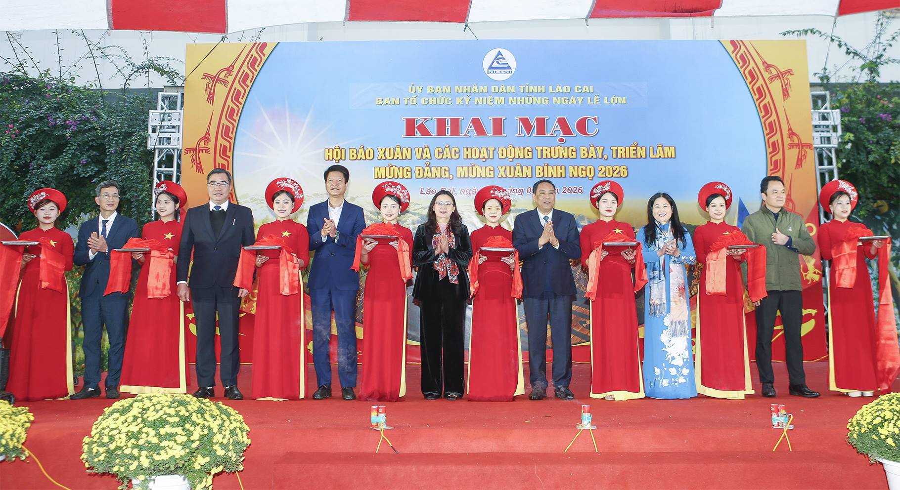 Lào Cai: Khai mạc Hội báo Xuân và các hoạt động trưng bày, triển lãm mừng Đảng, mừng Xuân Bính Ngọ 2026