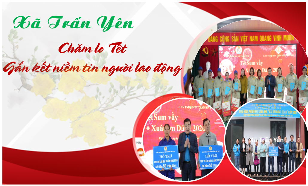Xã Trấn Yên: Chăm lo Tết - Gắn kết niềm tin người lao động