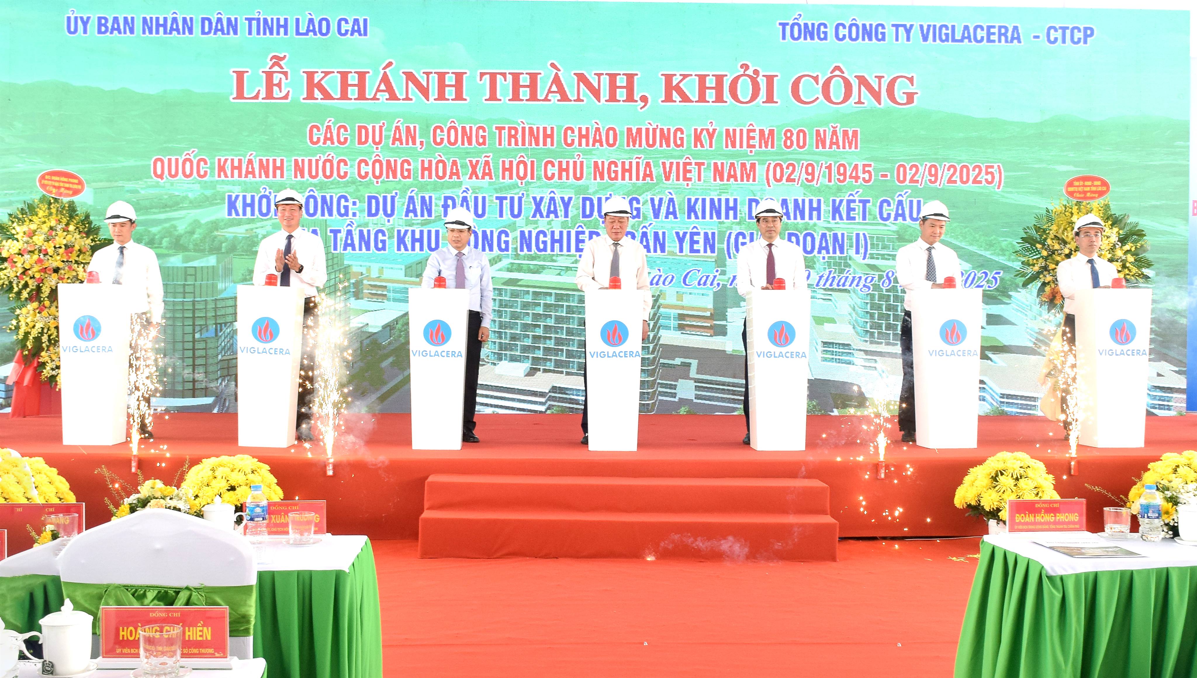 Lào Cai: Khởi công Dự án đầu tư xây dựng và kinh doanh kết cấu hạ tầng Khu công nghiệp Trấn Yên (Giai đoạn I)
