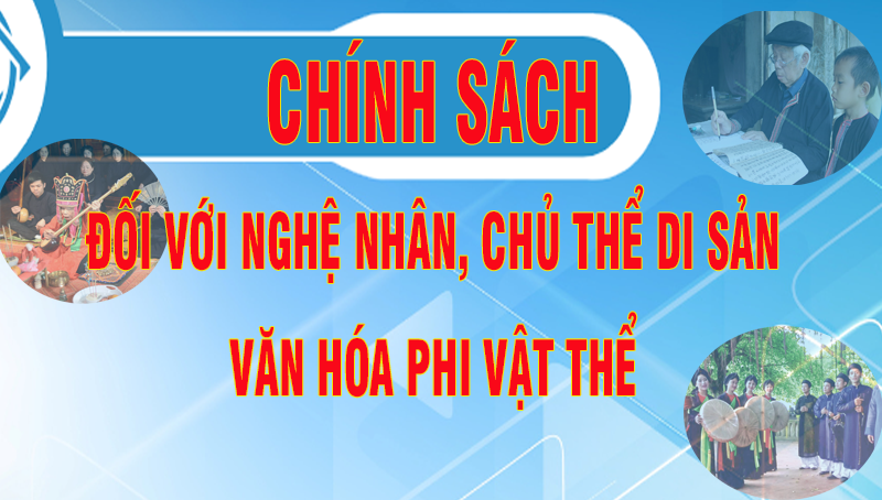 Chính sách đối với nghệ nhân, chủ thể di sản văn hóa phi vật thể