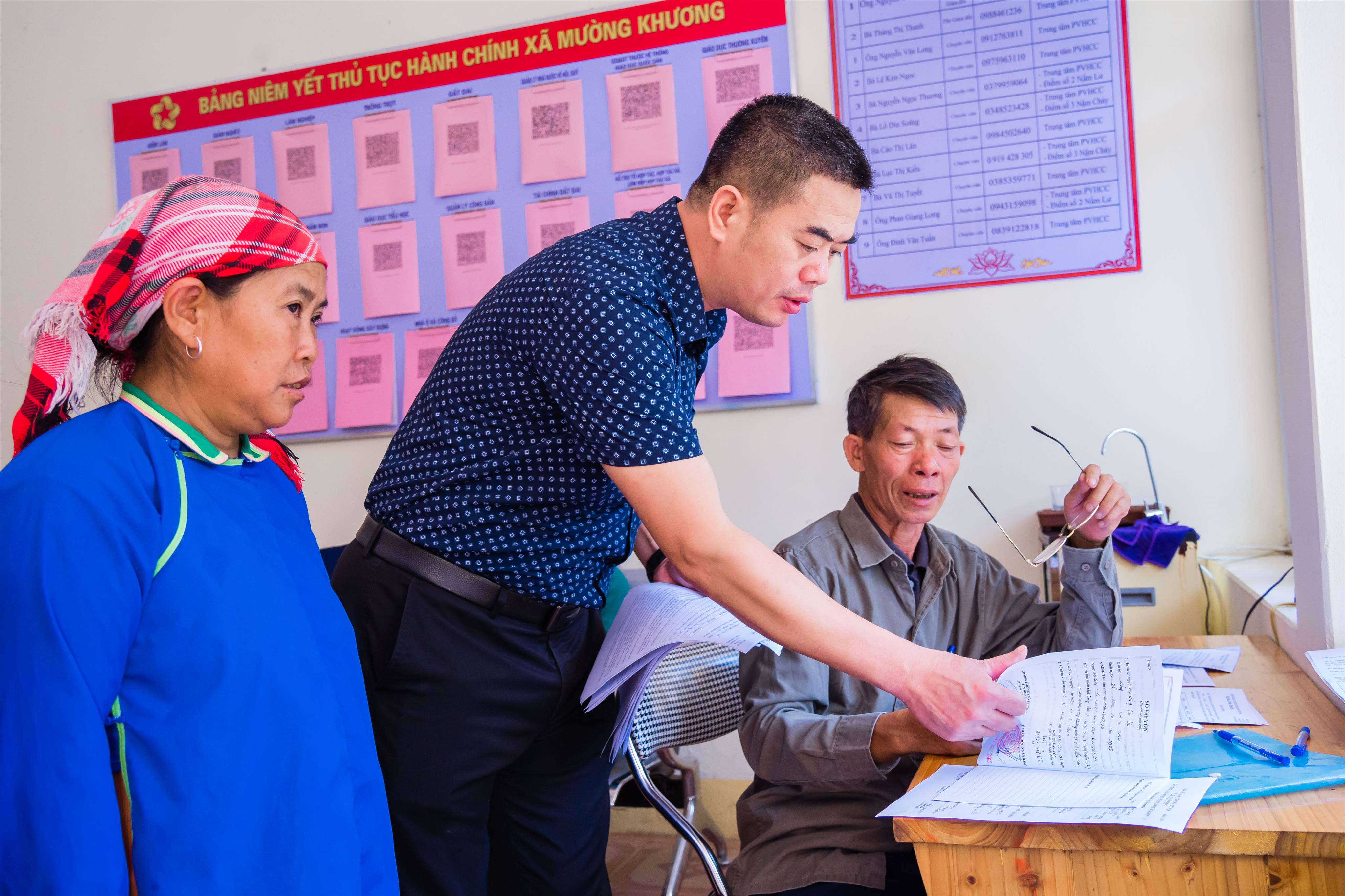 Trung tâm Phục vụ Hành chính công Xã Mường Khương hướng đến sự hài lòng của người dân