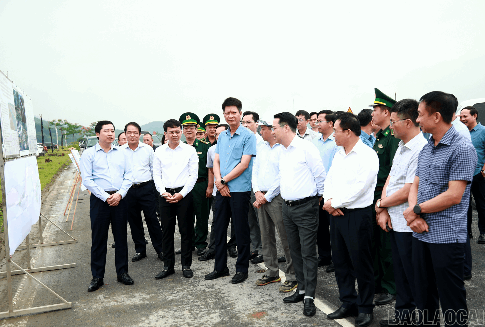 Thường trực Tỉnh ủy kiểm tra tiến độ một số công trình, dự án trọng điểm tại xã Bát Xát và A Mú Sung