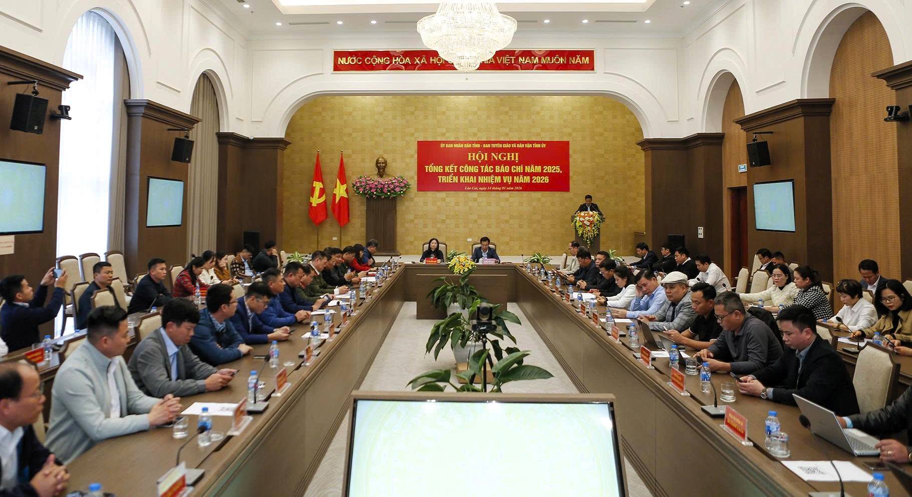 Lào Cai triển khai nhiệm vụ công tác báo chí năm 2026