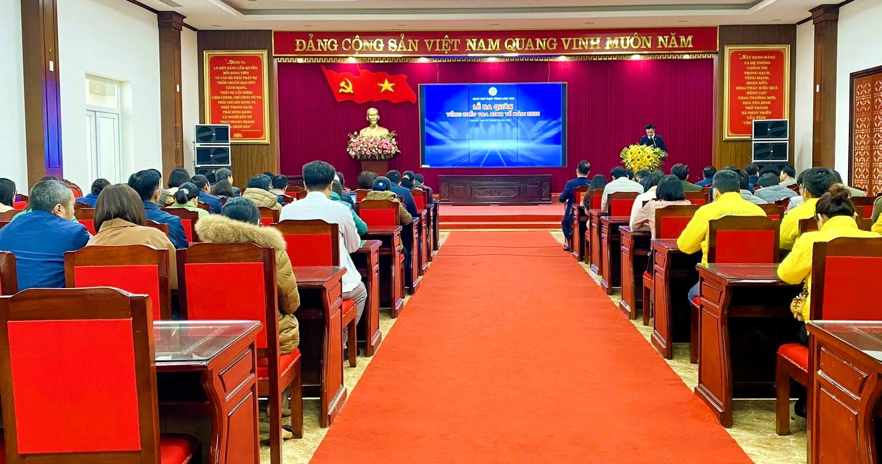 Bảo đảm tiến độ, chất lượng và hiệu quả Tổng điều tra kinh tế năm 2026 trên địa bàn tỉnh Lào Cai