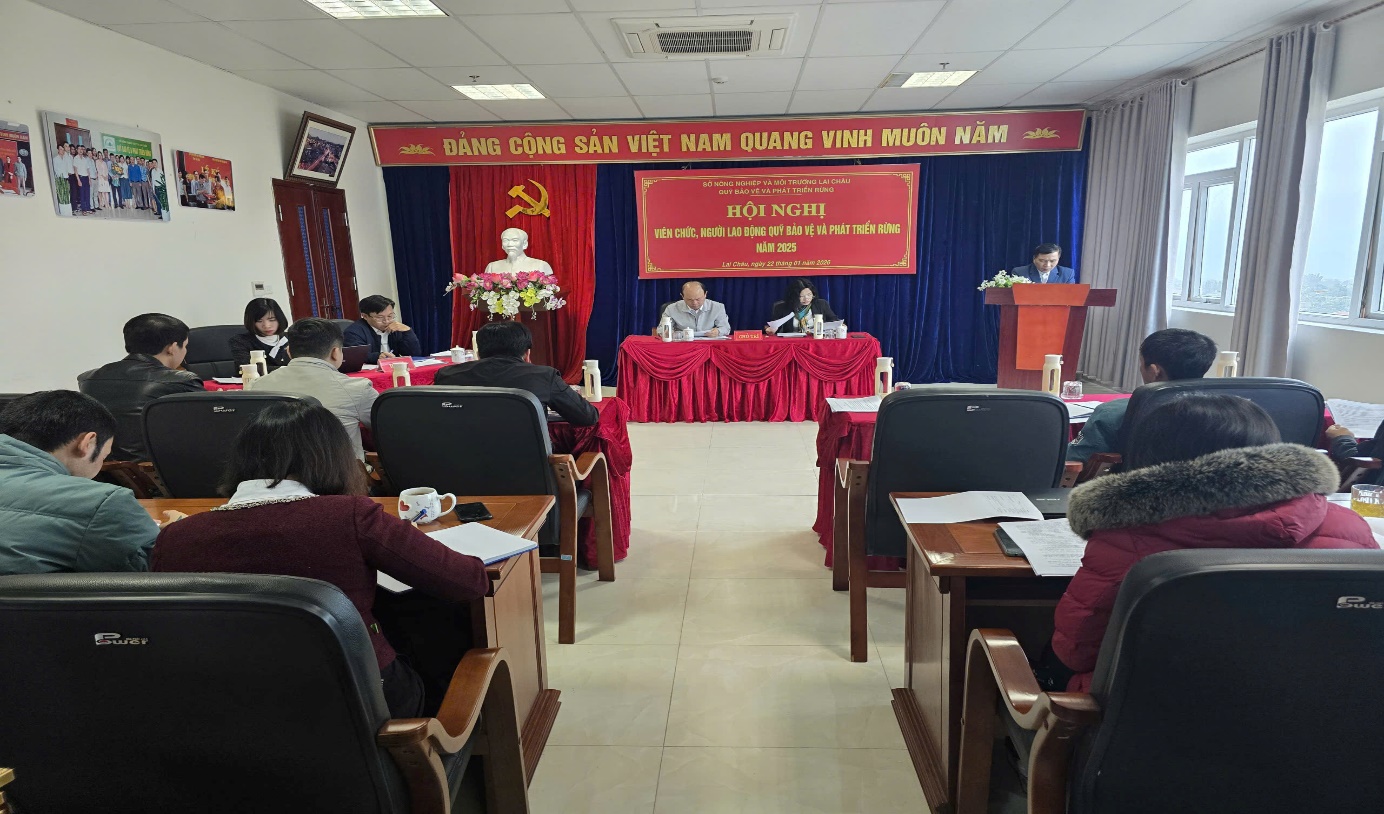 Quỹ Bảo vệ và Phát triển rừng tổ chức hội nghị viên chức, người lao động năm 2025; phương hướng, nhiệm vụ năm 2026