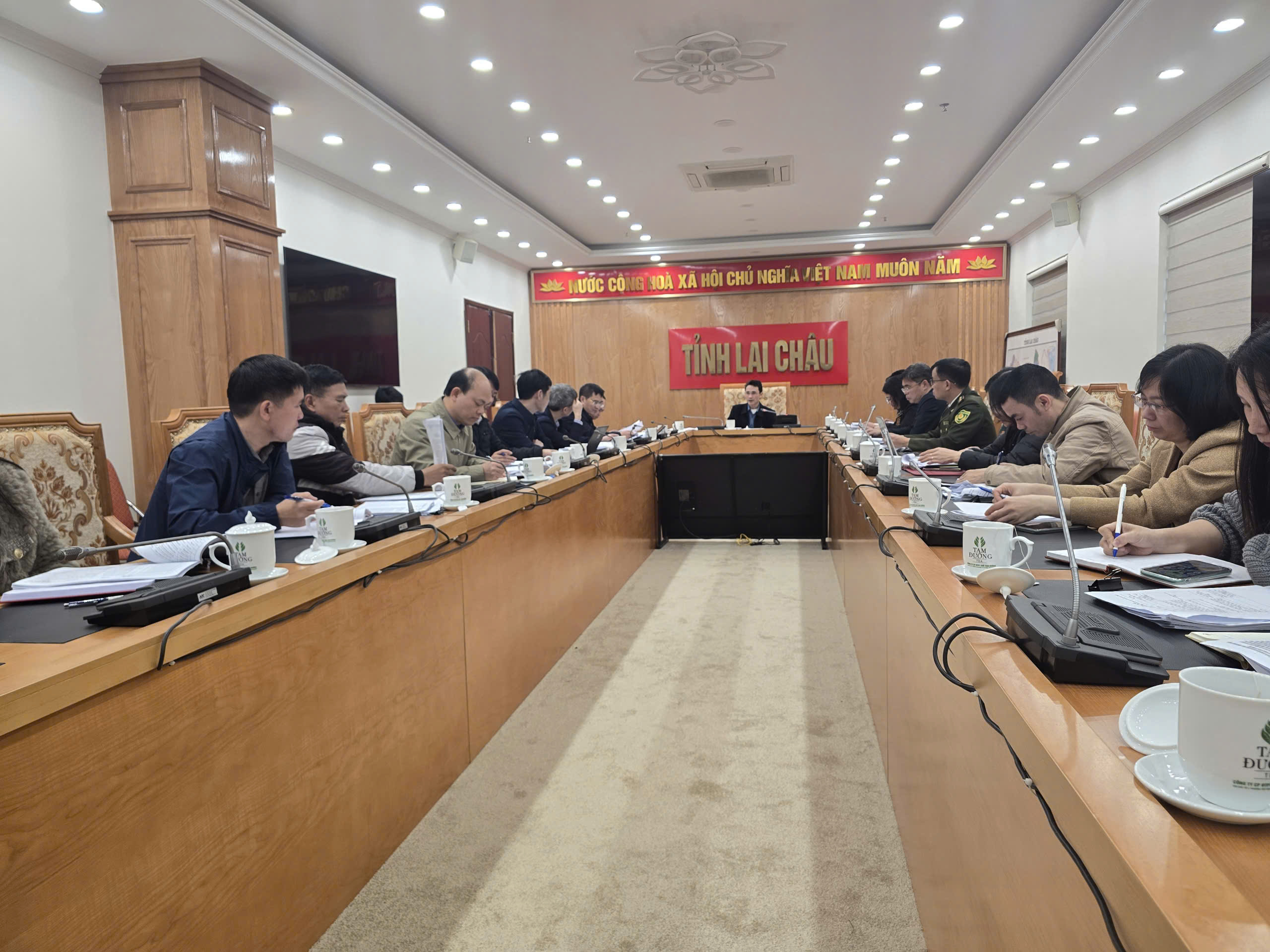 Họp Hội đồng quản lý Quỹ Bảo vệ và Phát triển rừng Lai Châu