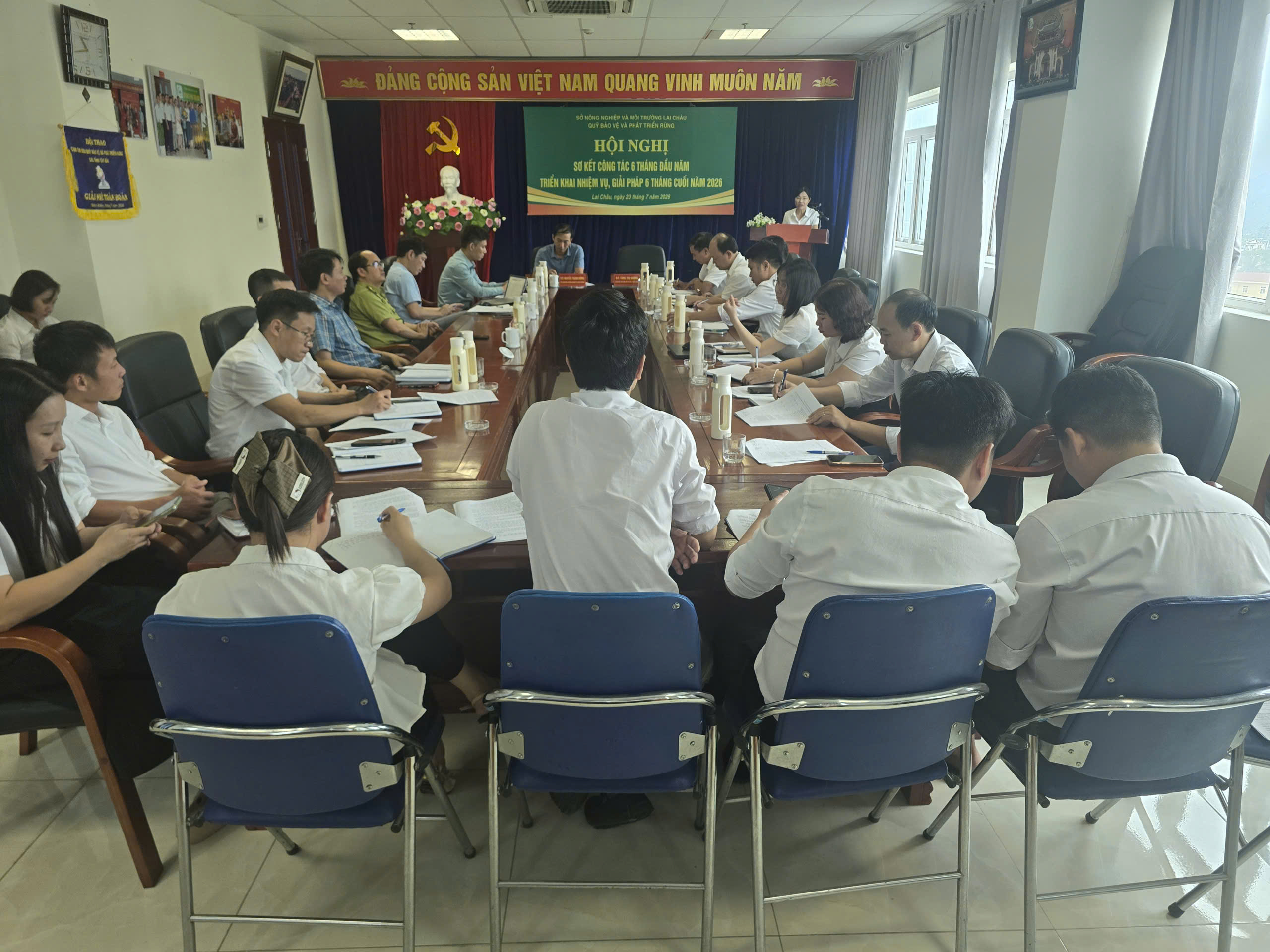 Hội nghị sơ kết công tác 6 tháng đầu năm, triển khai nhiệm vụ và giải pháp trọng tâm 6 tháng cuối năm 2026