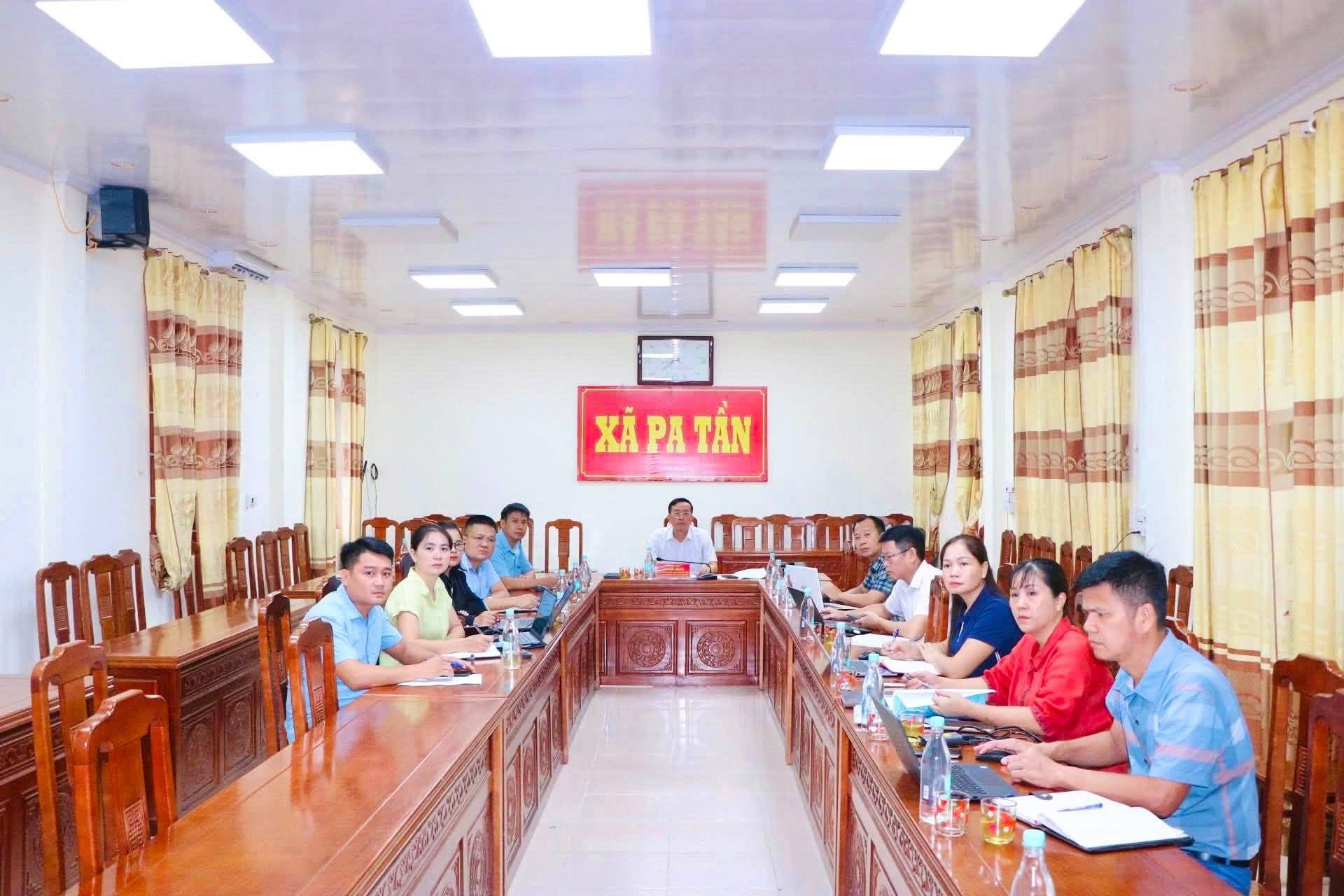 XÃ PA TẦN THAM DỰ BUỔI LÀM VIỆC CỦA THƯỜNG TRỰC TỈNH ỦY VỚI ĐẢNG ỦY UBND TỈNH VÀ CÁC ĐỊA PHƯƠNG