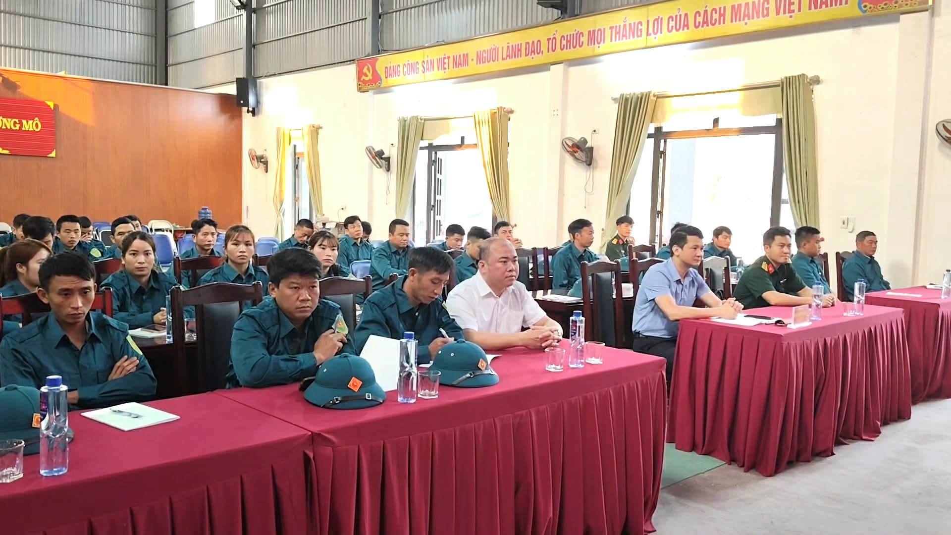 Khai mạc ra quân huấn luyện dân quân năm 2026  ​