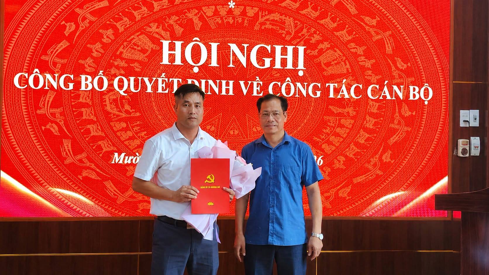 HỘI NGHỊ CÔNG BỐ QUYẾT ĐỊNH CÔNG TÁC CÁN BỘ
