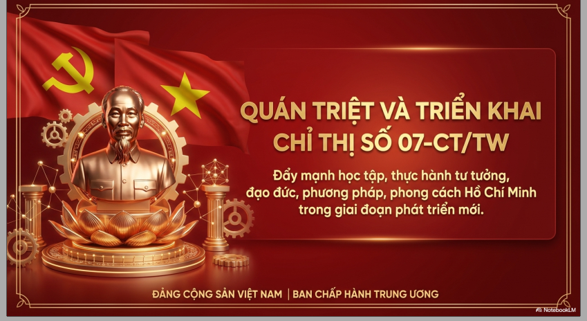 Chỉ thị 07-CT/TW ngày 13/7/2026 của Bộ Chính trị về Đẩy mạnh học tập, thực hành tư tưởng, đạo đức, phương pháp, phong cách Hồ Chí Minh trong giai đoạn phát triển mới