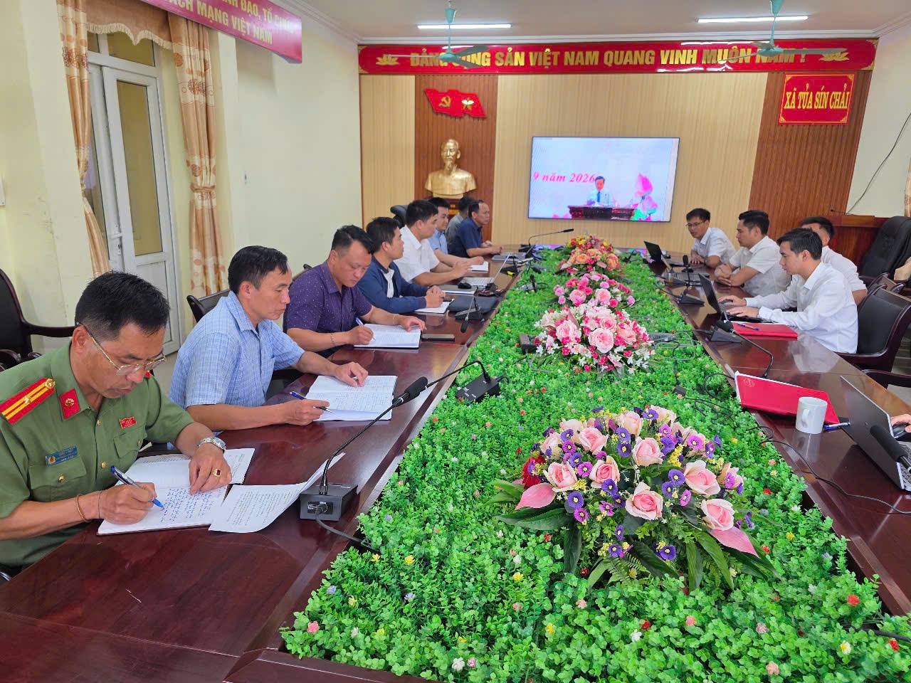ĐẢNG ỦY XÃ TỦA SÍN CHẢI THAM DỰ HỘI NGHỊ TẬP HUẤN NGHIỆP VỤ BÁO CÁO VIÊN, TUYÊN TRUYỀN MIỆNG NĂM 2026