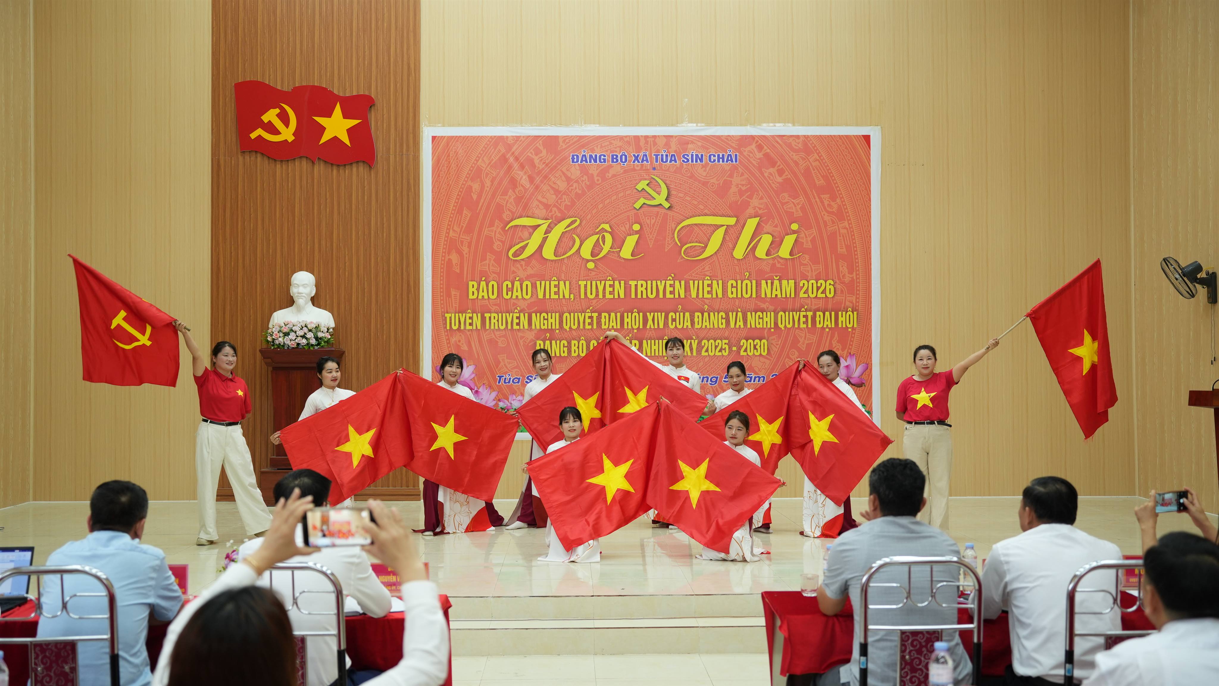 Đảng ủy xã Tủa Sín Chải tổ chức Hội thi Báo cáo viên, tuyên truyền viên giỏi năm 2026