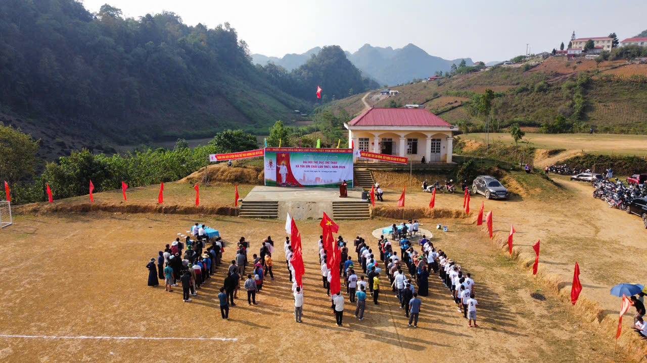 Khai mạc Đại hội Thể dục Thể thao xã Tủa Sín Chải lần thứ I năm 2026