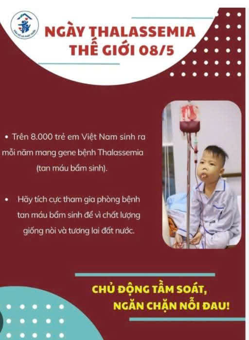 Hưởng ứng Ngày Thalassemia thế giới 08/5