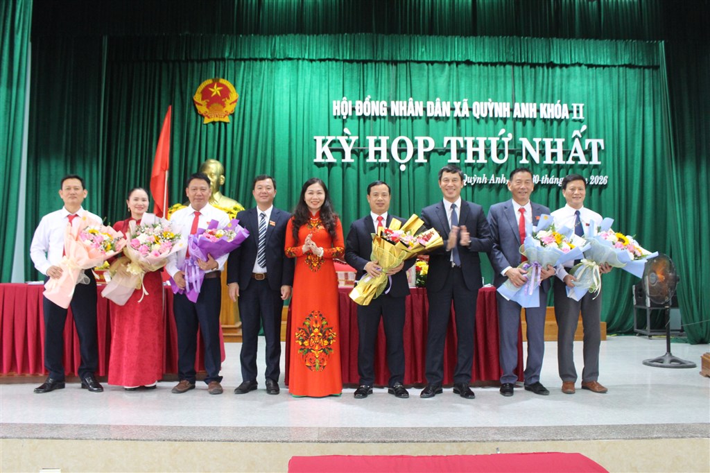 Quỳnh Anh hoàn thành kiện toàn các chức danh chủ chốt nhiệm kỳ 2026 – 2031