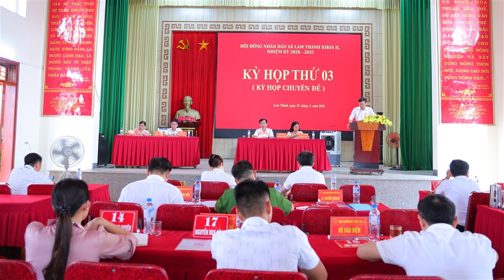 HĐND xã Lam Thành (Nghệ An) tổ chức Kỳ họp thứ 3 (Kỳ họp chuyên đề) khóa II, nhiệm kỳ 2026 - 2031