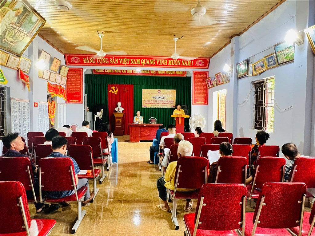 Đại biểu HĐND xã Lam Thành tiếp xúc cử tri tại đơn vị bầu cử số 1 trước kỳ họp thường lệ giữa năm 2026