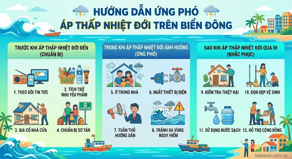 Ứng phó áp thấp nhiệt đới trên Biển Đông