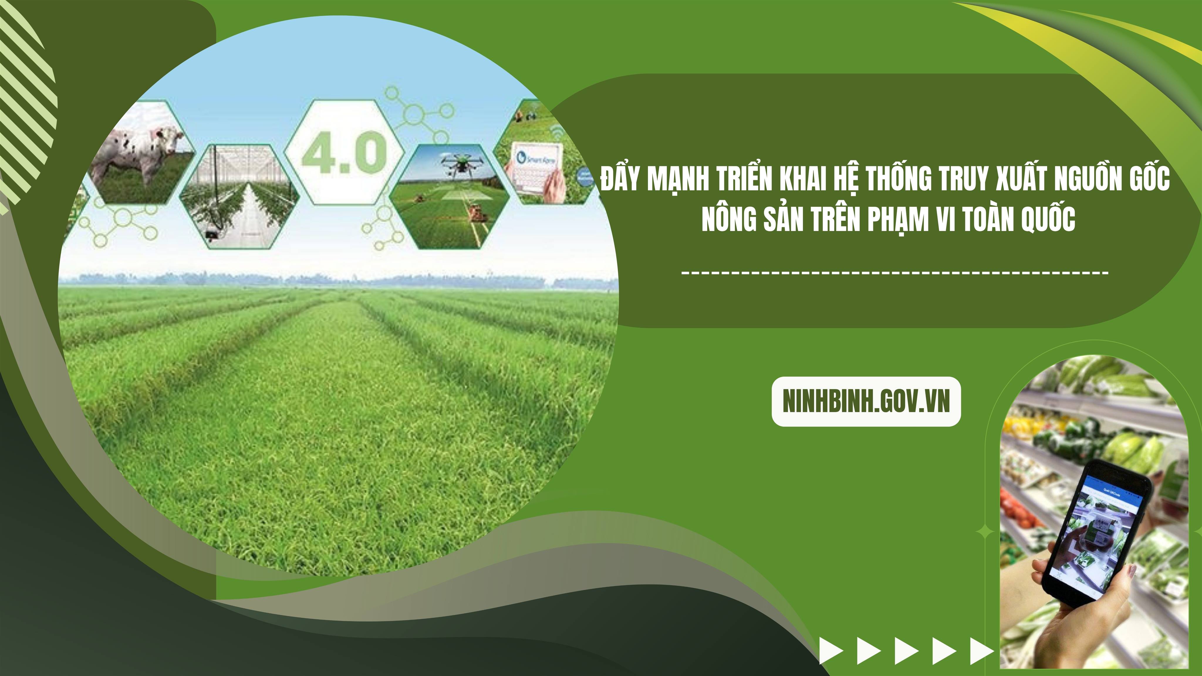 Đẩy mạnh triển khai hệ thống truy xuất nguồn gốc nông sản trên phạm vi toàn quốc