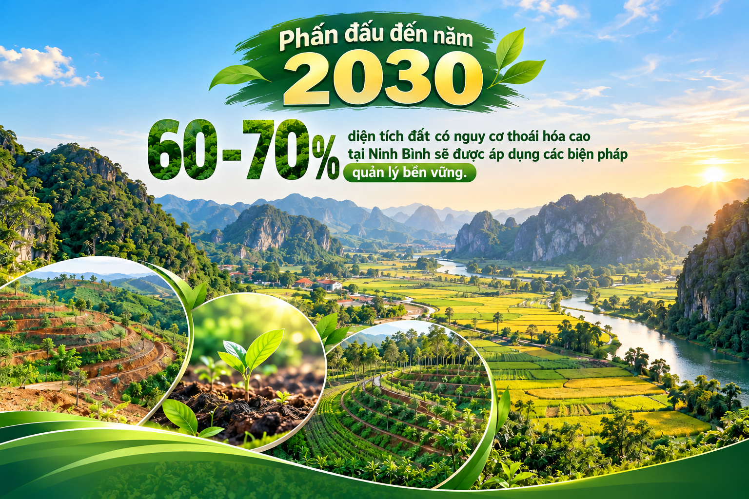 Ninh Bình: triển khai kế hoạch thực hiện chương trình hành động quốc gia chống sa mạc hóa