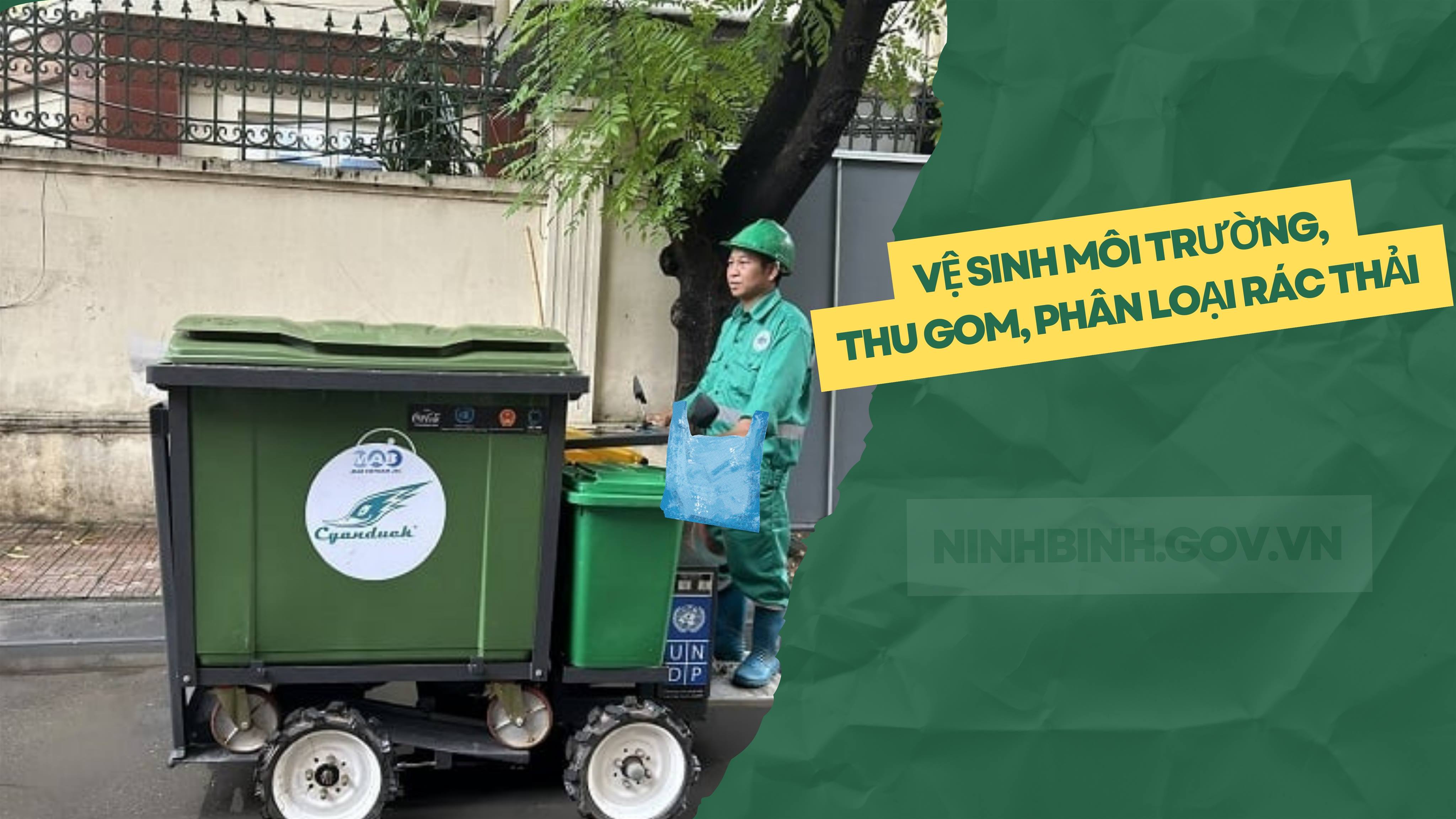 Xã Bình Giang triển khai kế hoạch vệ sinh môi trường, thu gom, phân loại rác thải năm 2026
