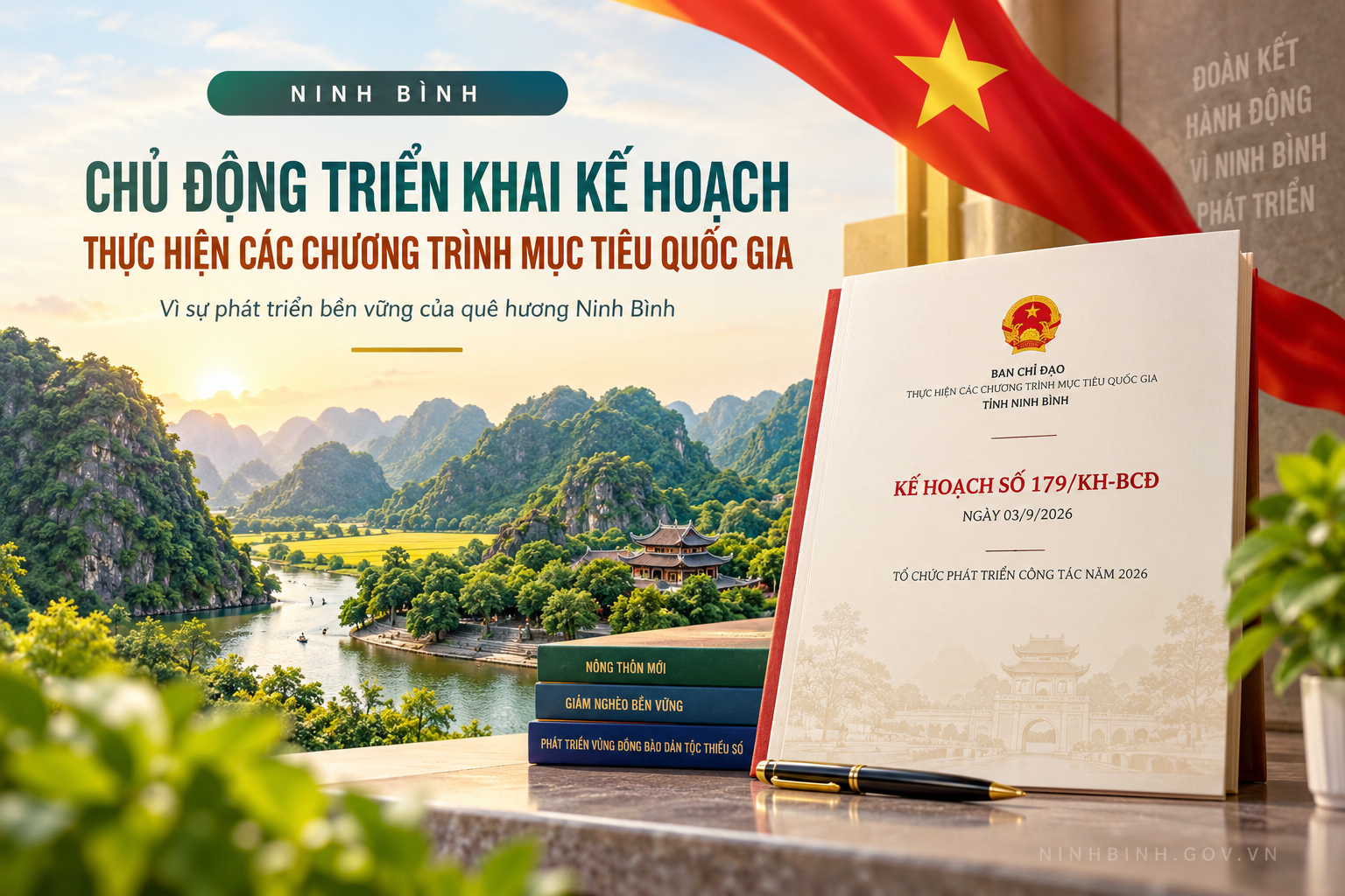 Đẩy mạnh thực hiện các Chương trình mục tiêu quốc gia tỉnh Ninh Bình