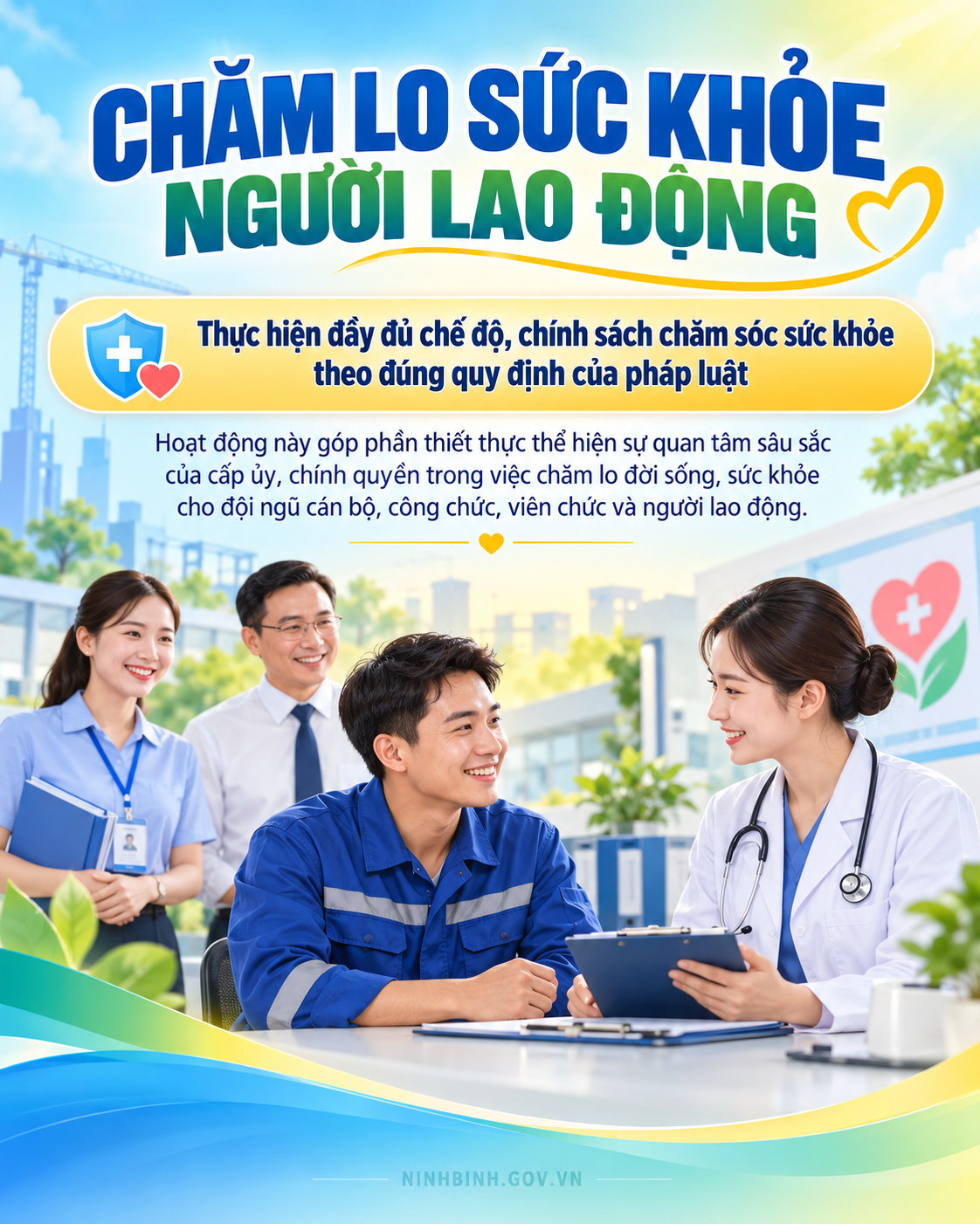 Xã Bình Mỹ ban hành kế hoạch khám sức khỏe định kỳ cho cán bộ, công chức năm 2026
