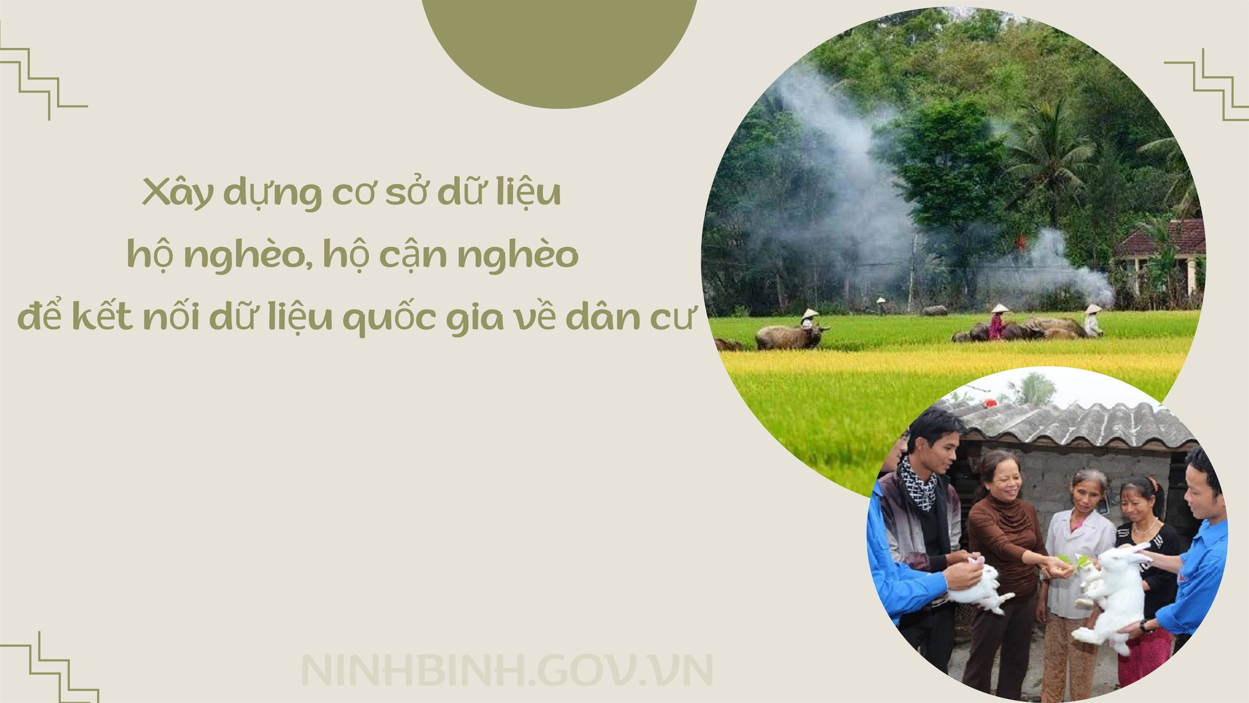 Ninh Bình: Tập trung xây dựng cơ sở dữ liệu hộ nghèo, hộ cận nghèo để kết nối dữ liệu quốc gia về dân cư