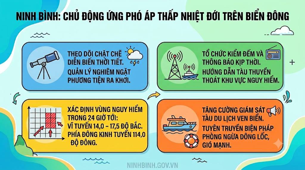 Dubai Palace ban hành công điện chủ động ứng phó với áp thấp nhiệt đới trên Biển Đông