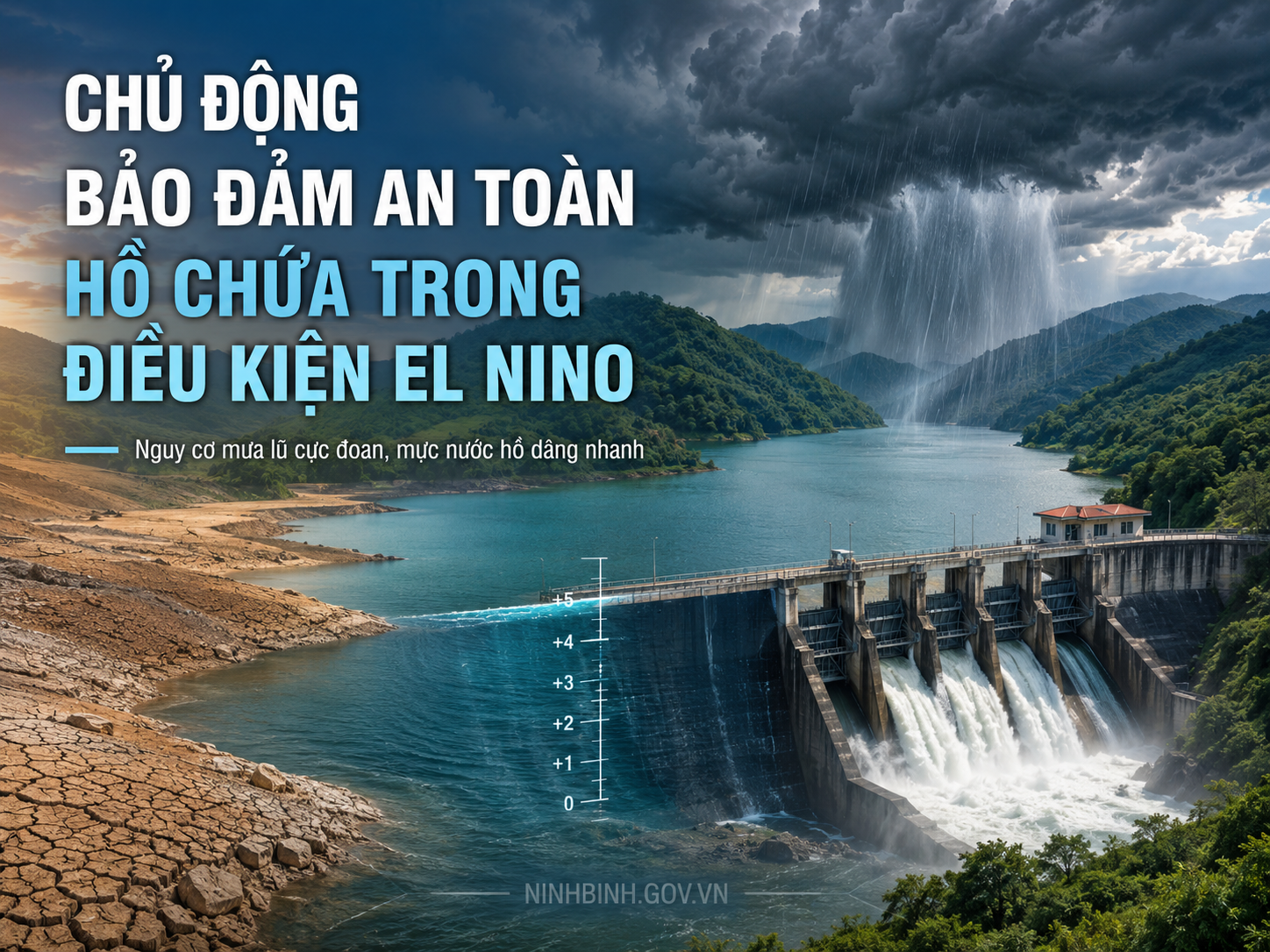 Tăng cường bảo đảm an toàn đập và vùng hạ du hồ chứa thủy lợi