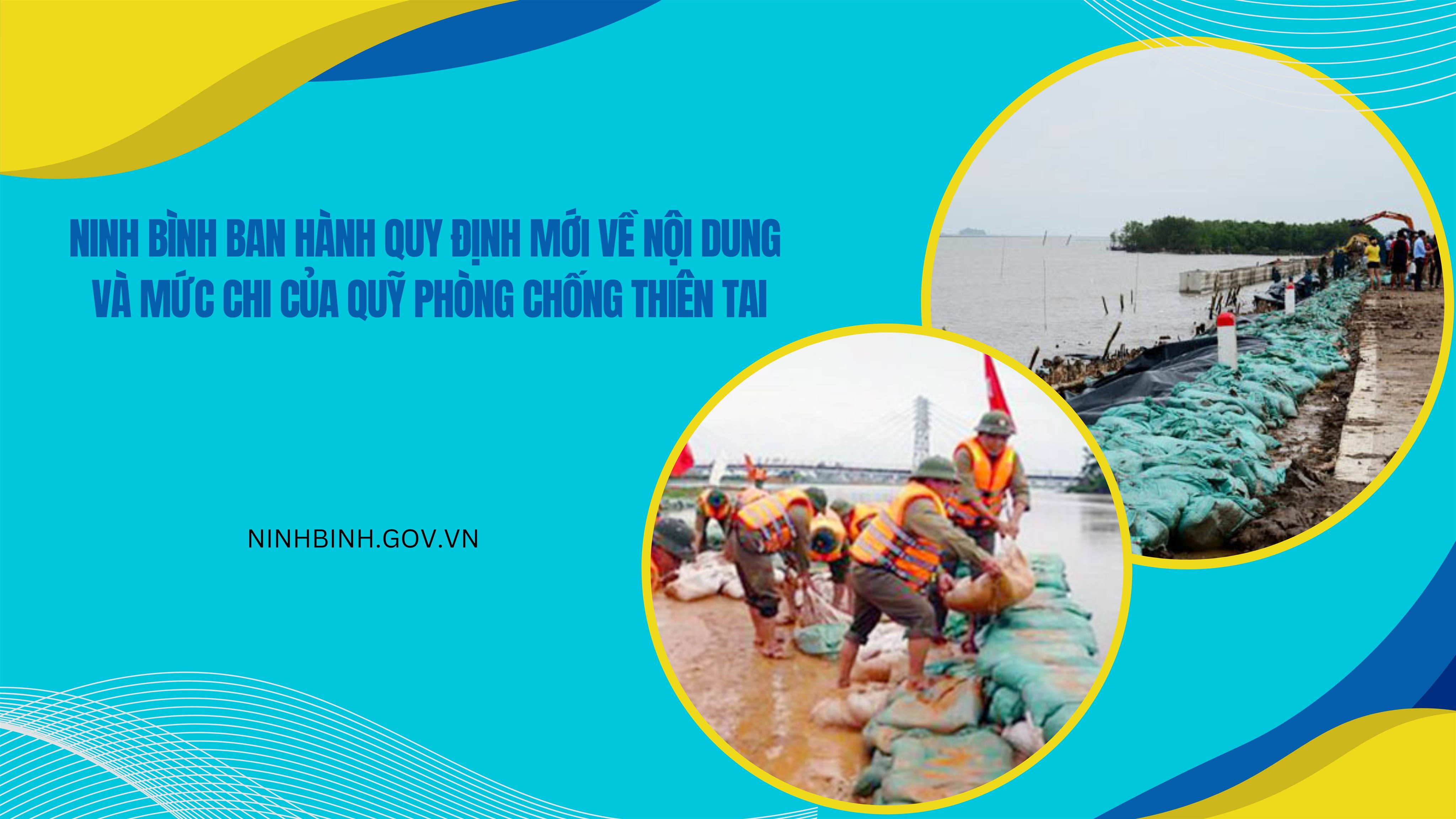 Ninh Bình Ban hành Quy định mới về nội dung và mức chi của Quỹ phòng, chống thiên tai