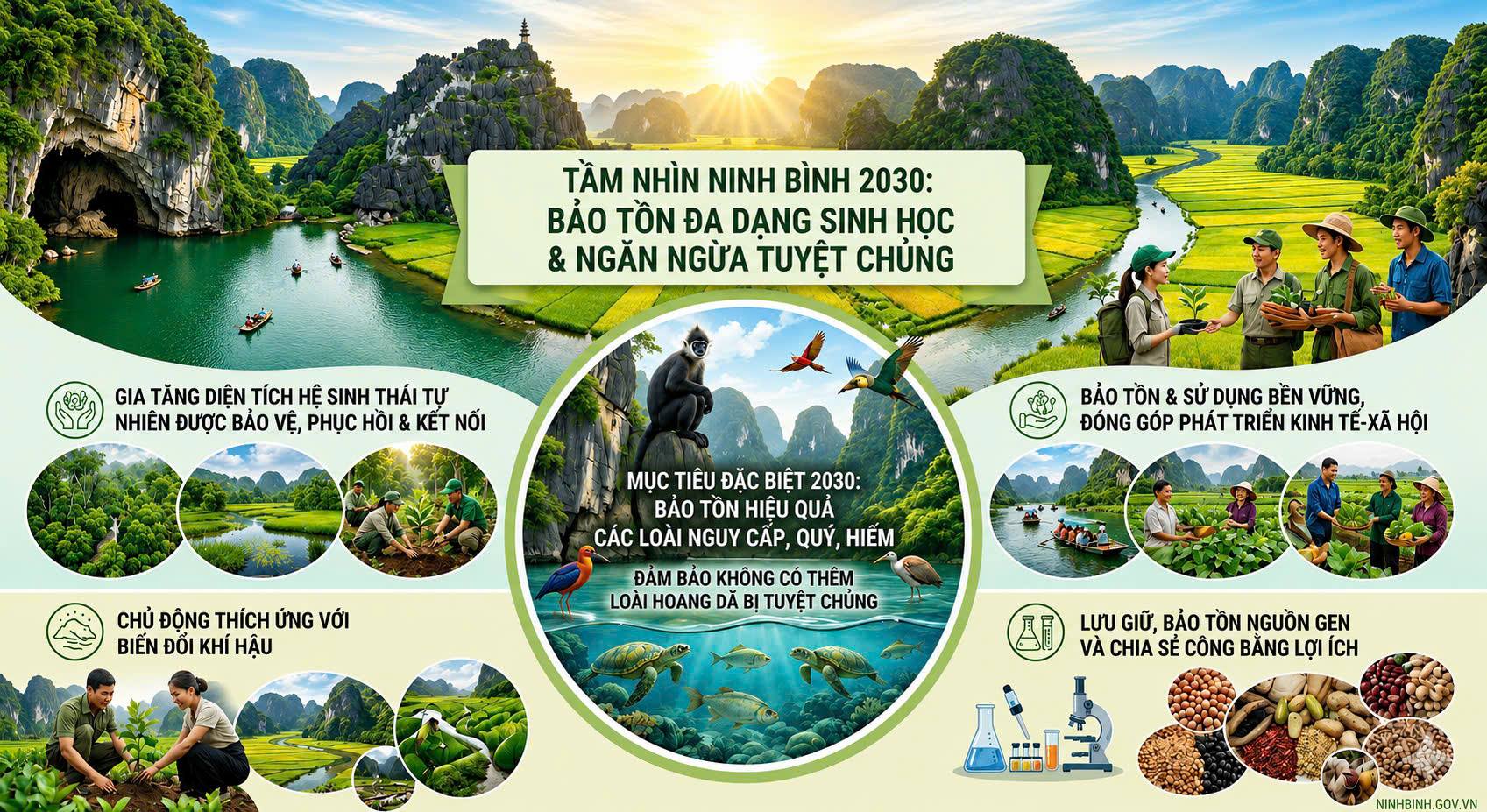 Ninh Bình: Hiện thực hóa khát vọng kinh tế xanh qua Kế hoạch hành động đa dạng sinh học đến năm 2030